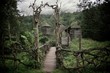 Medieval wooden fortification.