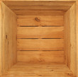 Interior de una caja de madera