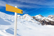 Photo: Mountain guidepost Mountain guidepost