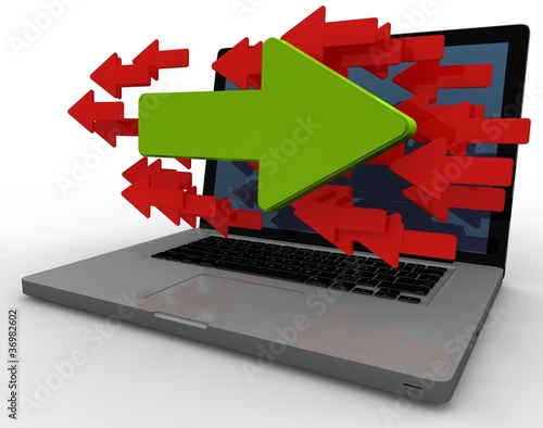 Illustration: data transfer data transfer