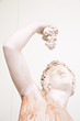 Statue with grapes