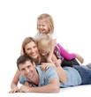 family having fun