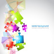 abstract puzzle shape vector background abstract puzzle shape vector background