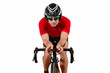 Triathlet auf dem Fahrrad