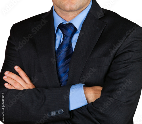 Photo: Businessman isolated on white background. Businessman isolated on white background.