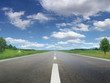 Foto: straße, wolkenhimmel straße, wolkenhimmel