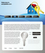 Web site design template 61