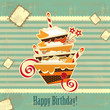 big chocolate birthday cake