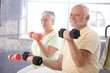 Photo: Senior people in the gym Senior people in the gym