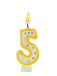number candles
