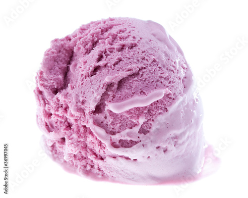 Foto: Lila Kugel Eis seitlich Lila Kugel Eis seitlich