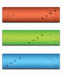 Floral banner