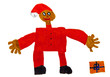 Kinderzeichnung Weihnachtsmann