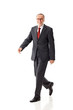 Senior business man, walking