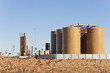 Photo: Treater And Tanks For Crude Oil And Condensate Treater And Tanks For Crude Oil And Condensate