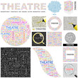 THEATRE. Concept illustration. GREAT COLLECTION. THEATRE. Concept illustration. GREAT COLLECTION.