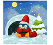santa penguin