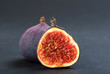 closeup of fig fruit