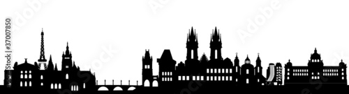 Vector: Prag Skyline Prag Skyline