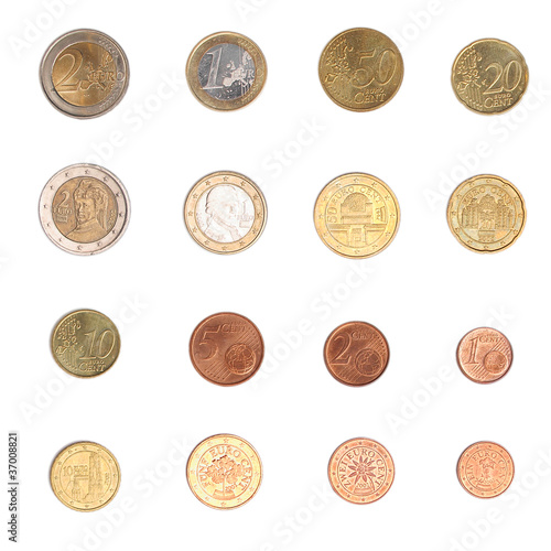 Photo: Euro coin - Austria Euro coin - Austria