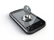 Phone with key