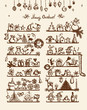 Christmas shop, sketch drawing for your design