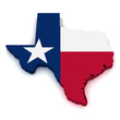 3D Map of Texas