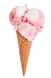 Große Portion Eis in Tüte
