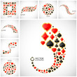 Vector gambling composition. Abstract illustration.