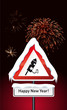 Schild Feuerwerk