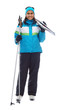 kids carrying skis