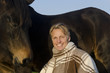 Photo: Handsome man with horse Handsome man with horse