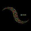 Colorful abstract background. Colorful abstract background.