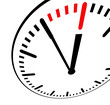 Uhr - 5 vor 12