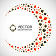 Vector gambling composition. Abstract illustration.