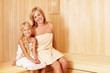 In the sauna