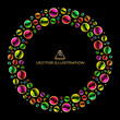 Vector: Colorful abstract background. Colorful abstract background.