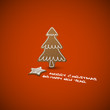 Vector Christmas card - ginger breads with white icing