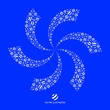Abstract background with circle elements. Abstract background with circle elements.