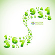 Numbers. Abstract background. Numbers. Abstract background.