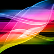 canvas print picture - fantastic elegant powerful background design illustration