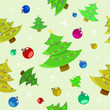 Vektor: Seamless background Christmas trees Seamless background Christmas trees