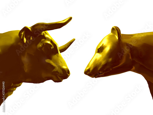 Illustration: Bullen- und Bärenmarkt Bullen- und Bärenmarkt