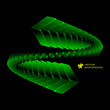 Abstract background with green boxes Abstract background with green boxes