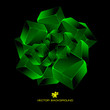 Abstract background with green boxes Abstract background with green boxes