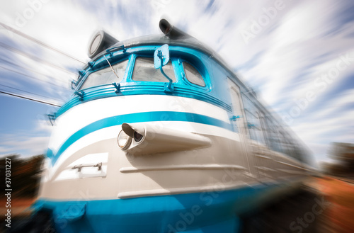Foto: Moving train photo Moving train photo