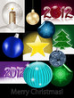 vector christmas set, all elements on different layers vector christmas set, all elements on different layers