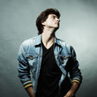 Fashion portrait of the young beautiful man