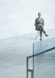 Businesswoman sitting, portrait