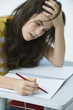 Photo: High school student studying High school student studying